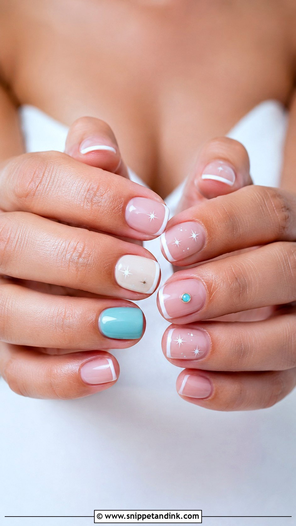 Western Bridal Short Nails - Snippet and Ink - 20 Western Bridal Nails