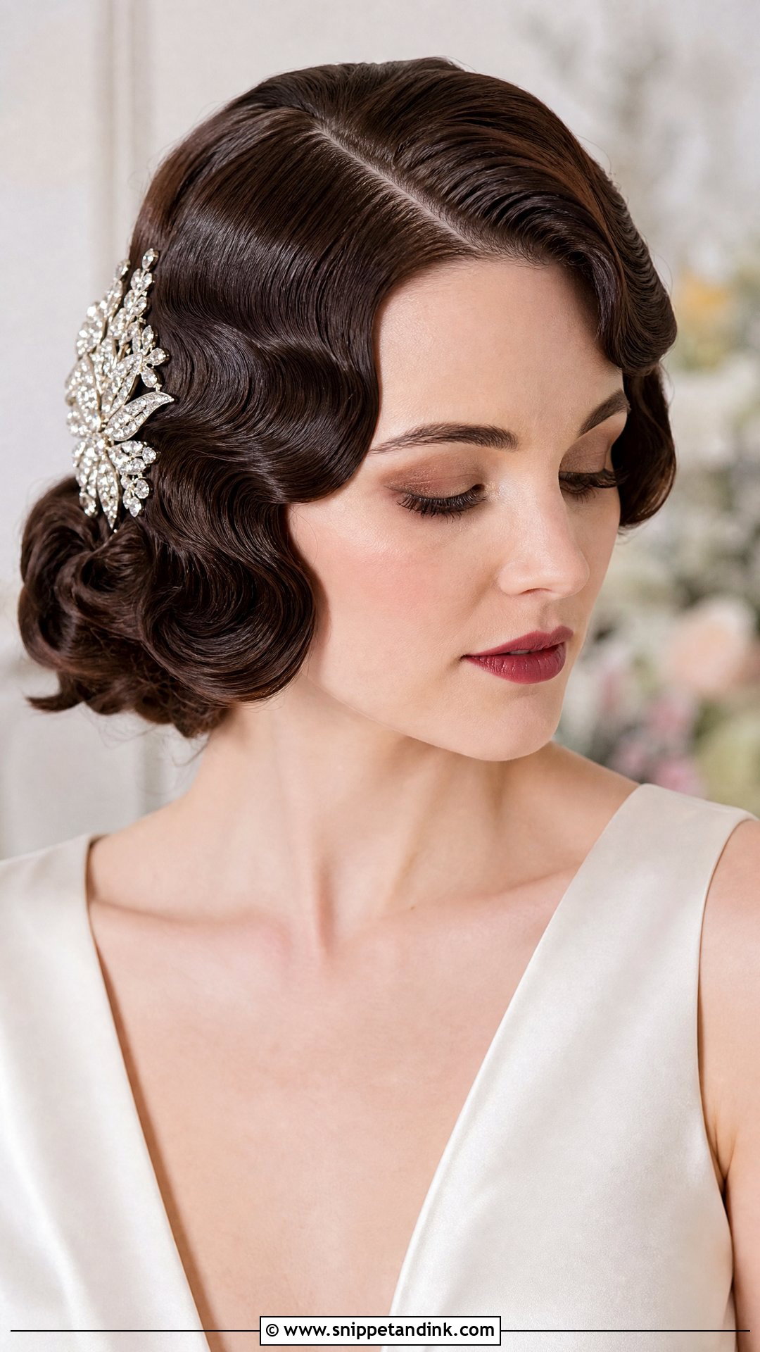 Western Bridal Vintage Finger Waves - Snippet and Ink - 20 Western Bridal Hairstyles