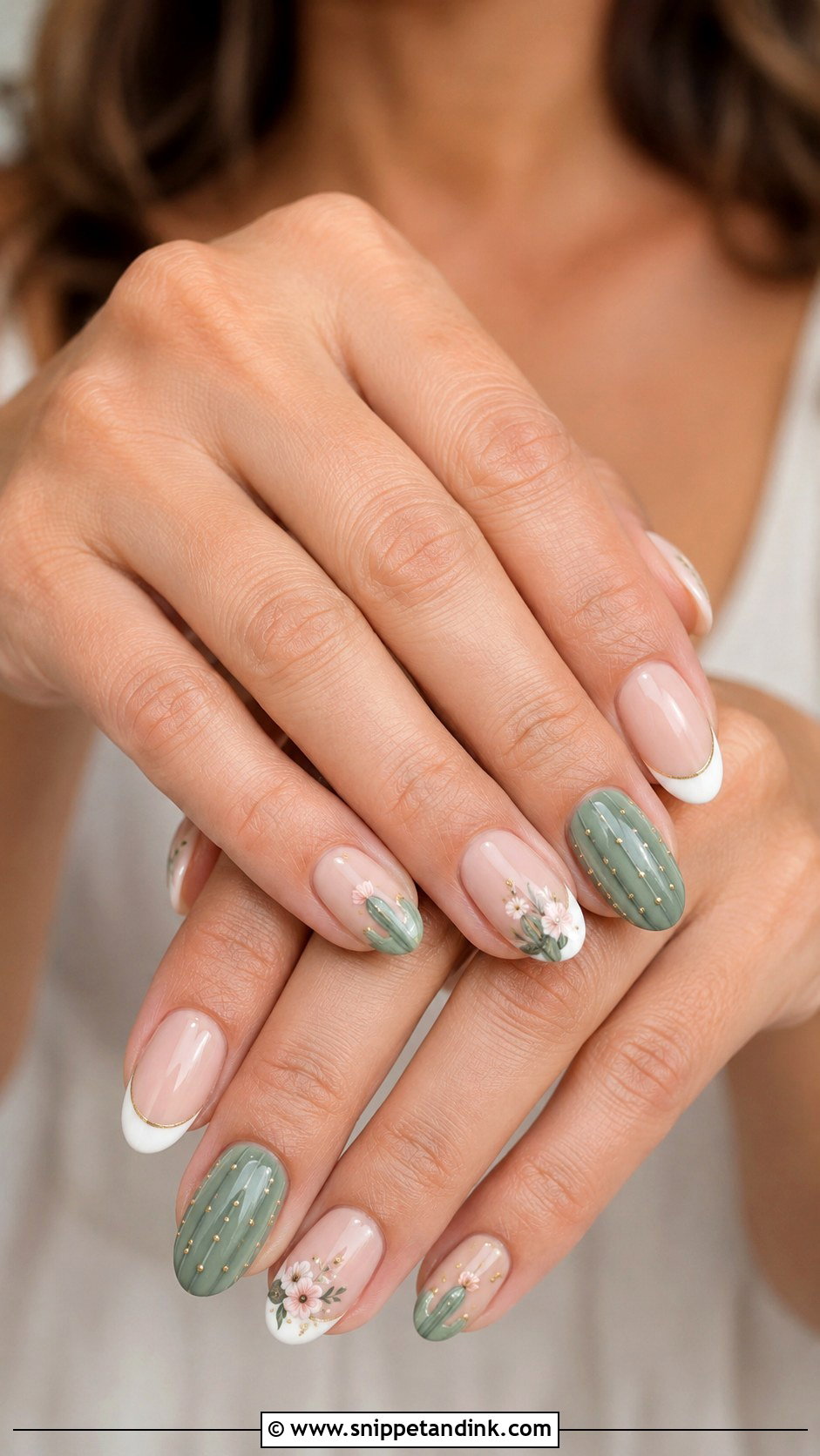 Western Cactus Wedding Nails - Snippet and Ink - 20 Western Wedding Nails for Bride