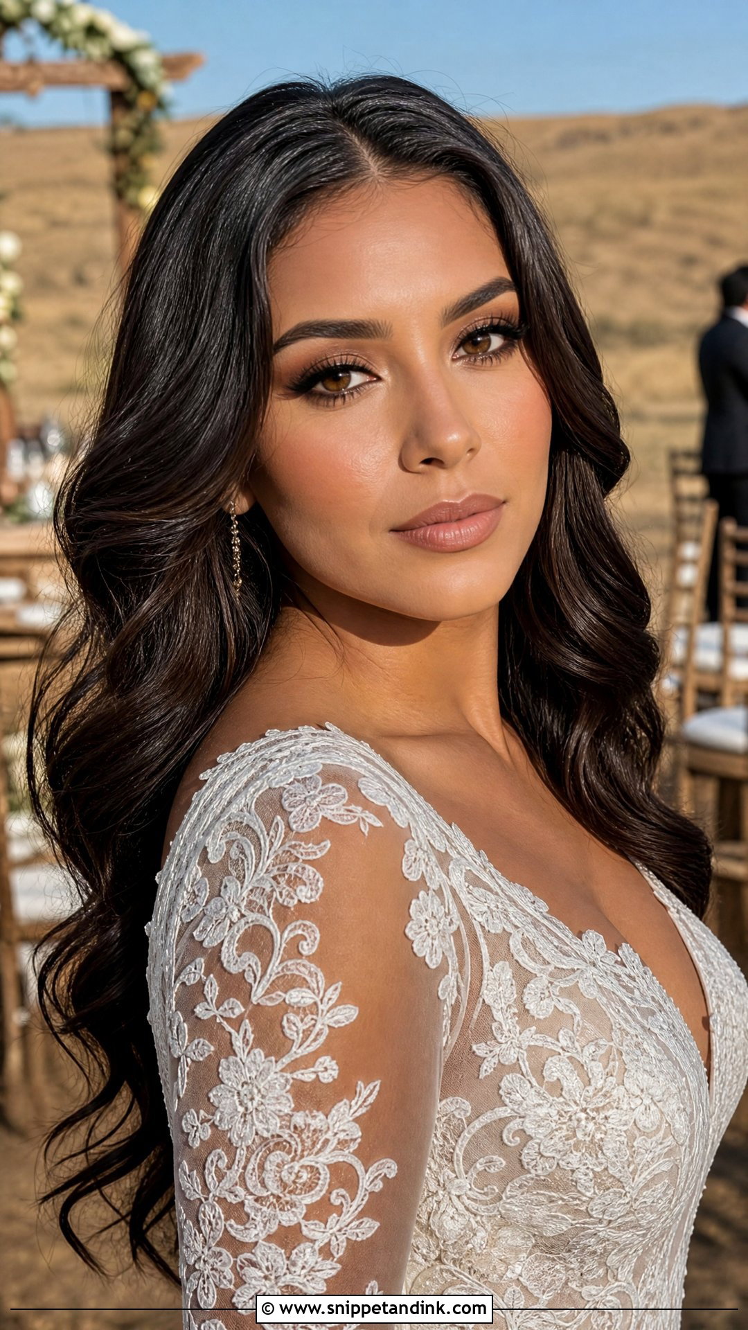Western Wedding Makeup With Nude Lip - Snippet and Ink - 20 Western Wedding Makeup Ideas