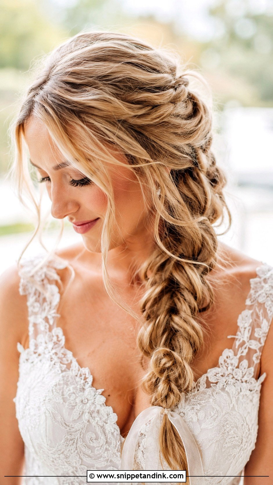 Western Wedding Side Braid - Snippet and Ink - 15 Western Hairstyles for Women for Wedding