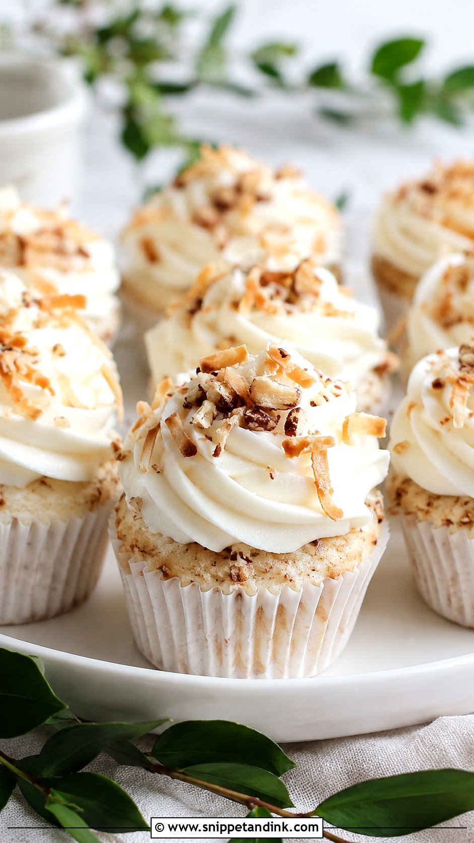 Whipped Cream Italian Wedding Cake Cupcakes - Snippet and Ink - 20 Italian Wedding Cake Cupcake Ideas