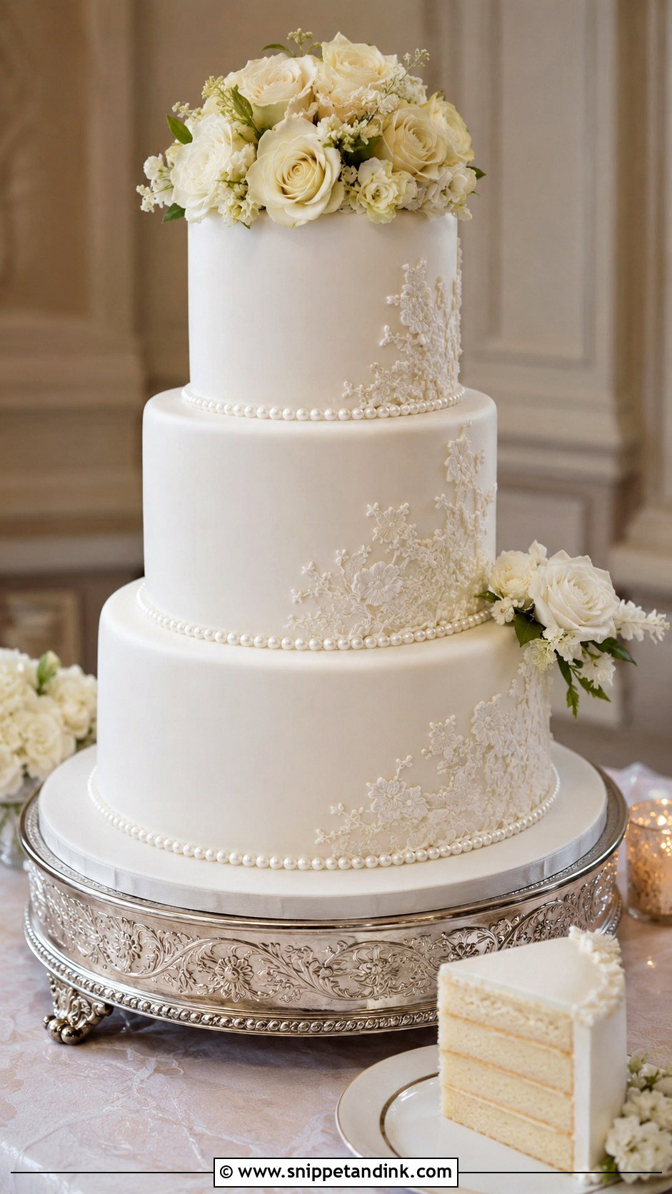 White Almond Wedding Cake With Fondant - Snippet and Ink - 25 White Almond Wedding Cake Recipe From Scratch