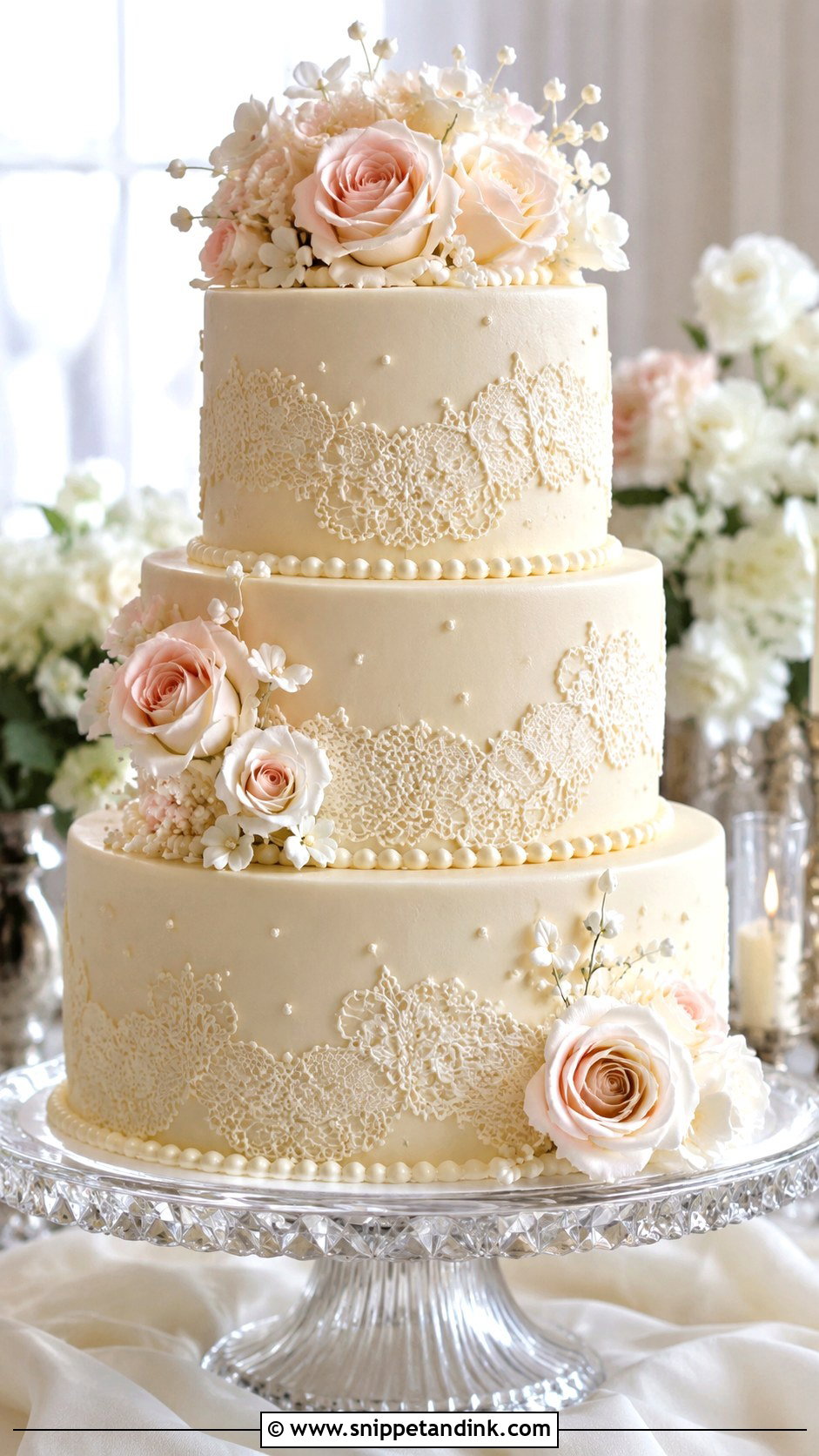 White Chocolate Wedding Cake - Snippet and Ink - 20 Chocolate Cake Design Ideas for Wedding