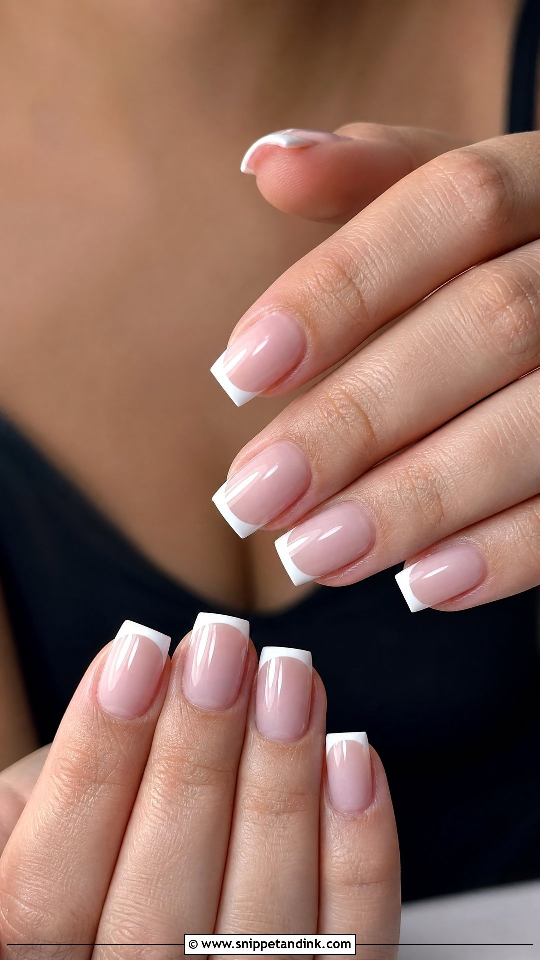 White Chrome French Wedding Nails - Snippet and Ink - 25 Chrome Wedding Nails