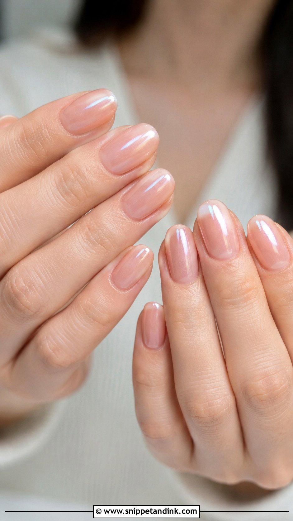 White Chrome Wedding Nails - Snippet and Ink - 30 Wedding Nail Inspo for Bride Ideas
