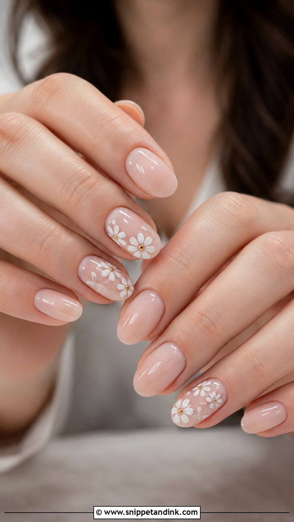 White Floral Wedding Anniversary Nails - Snippet and Ink - 20 Wedding Anniversary Nails