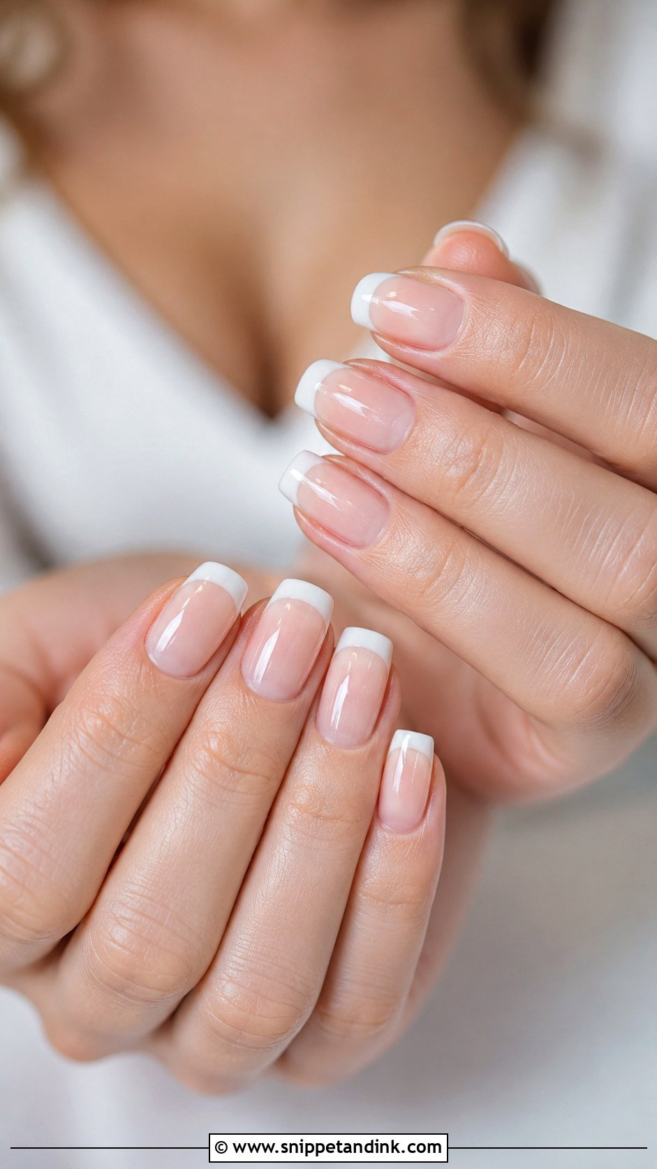 White French Bridal Wedding Nails - Snippet and Ink - 20 French Bridal Wedding Nails