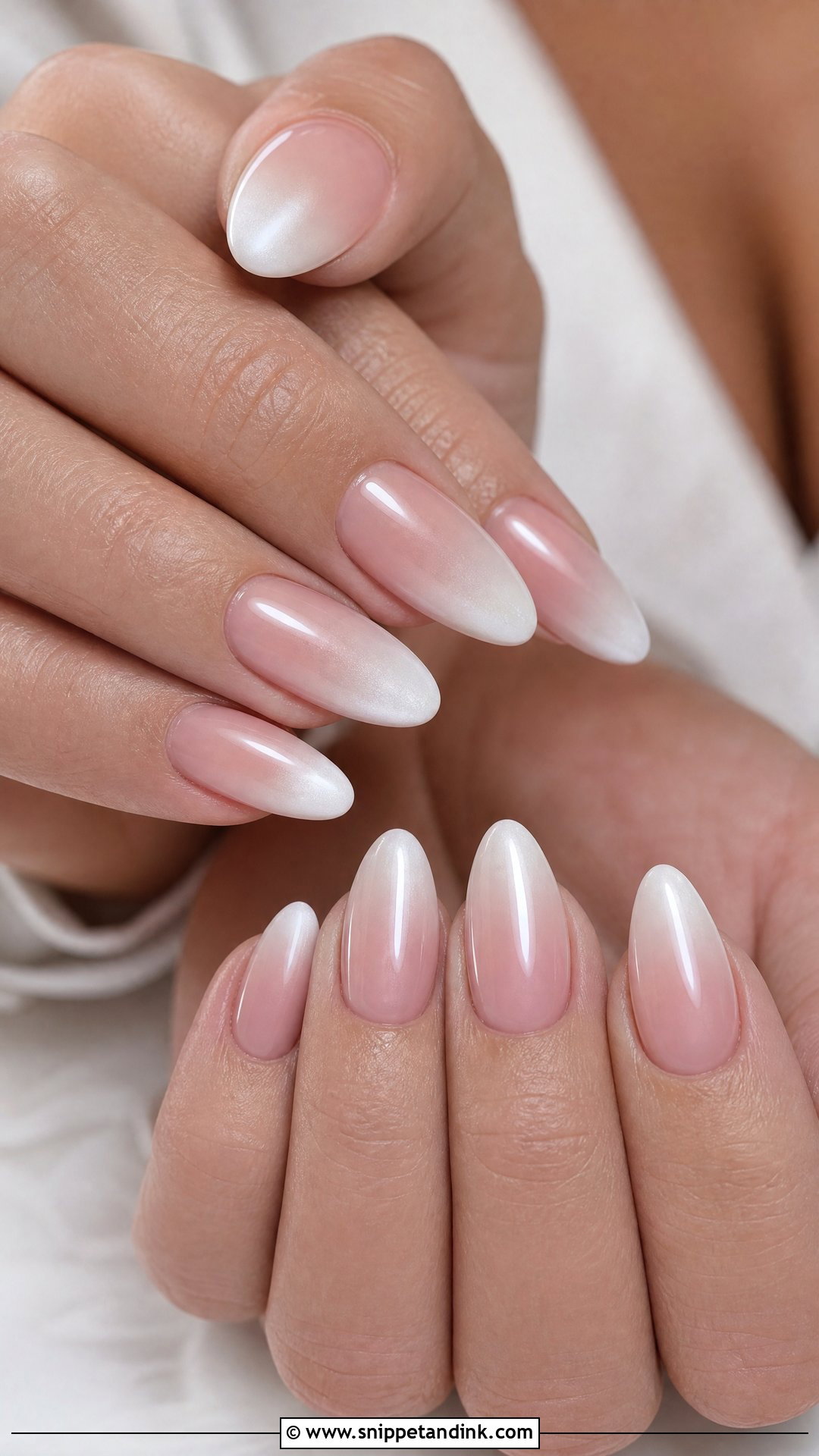 White French Ombre Pre Wedding Nails - Snippet and Ink - 25 Pre Wedding Nails
