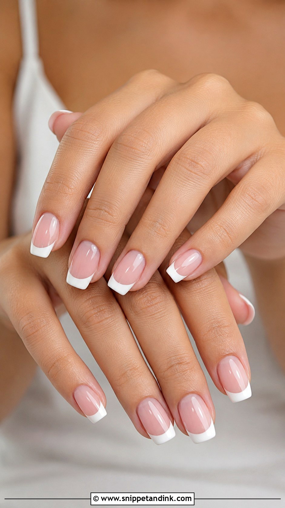 White French Tip Pre Wedding Nails - Snippet and Ink - 20 Pre Wedding Nails for Bride