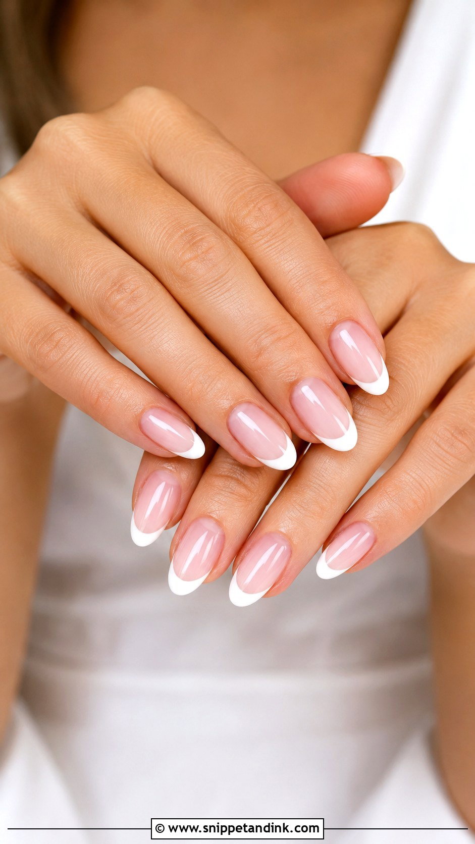 White French Tip Wedding Nails - Snippet and Ink - 20 Wedding Nails Inspo for Bride