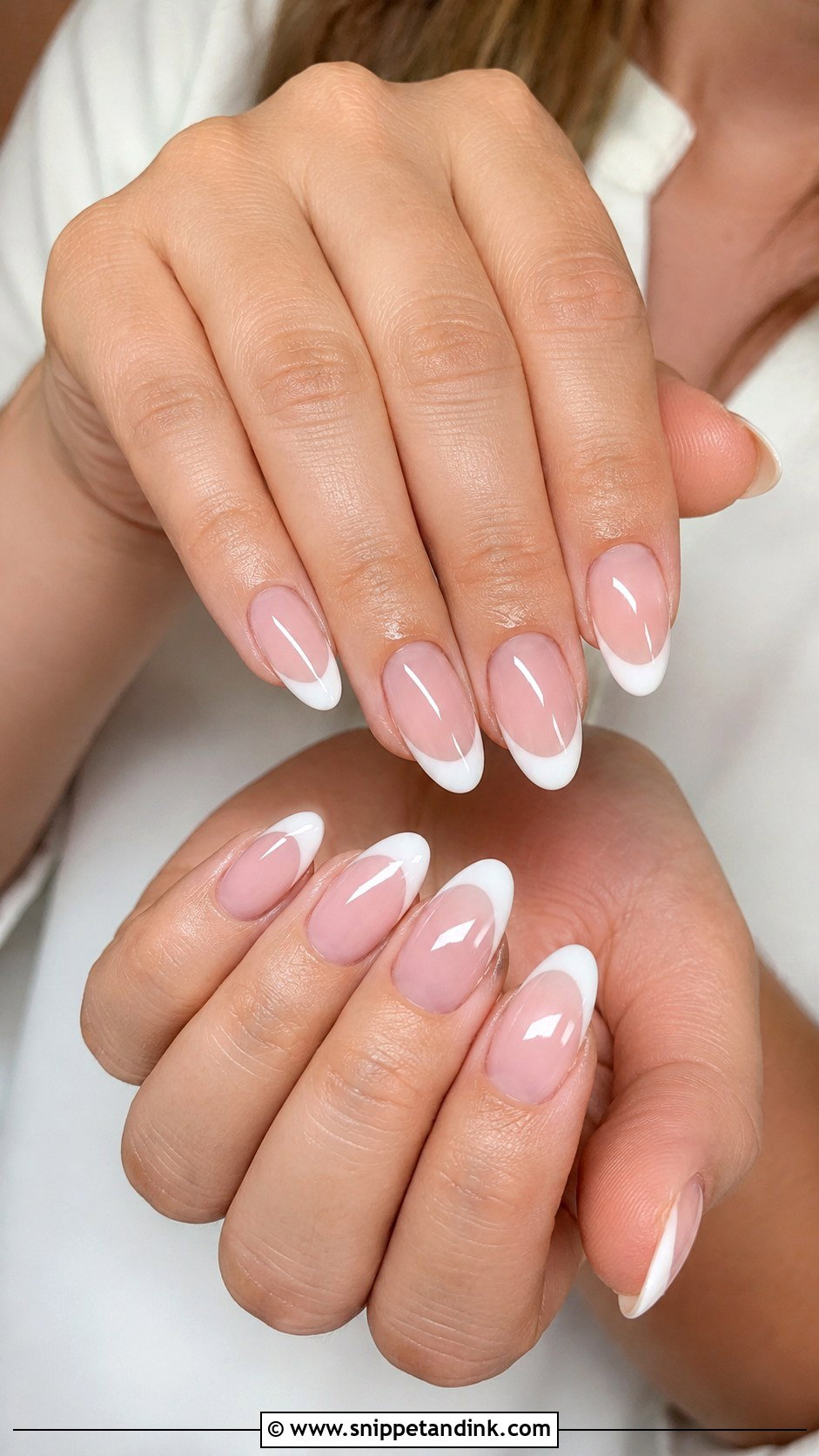 White French Tip Wedding Nails - Snippet and Ink - 20 White Wedding Nails Brides