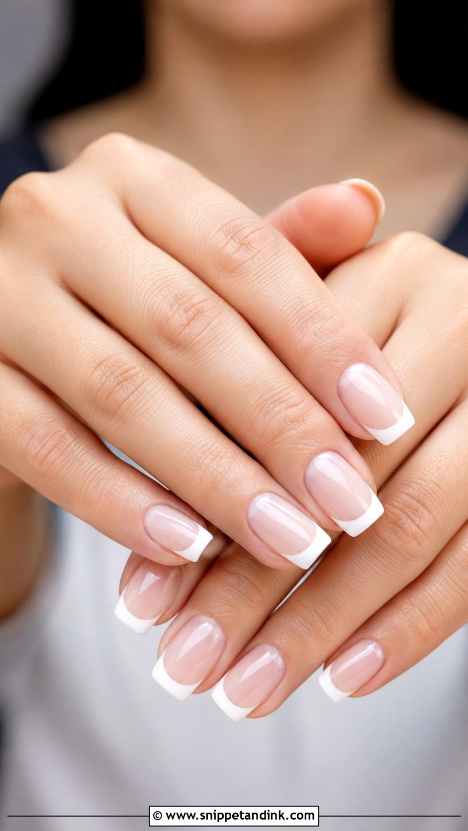 White French Tip Wedding Nails - Snippet and Ink - 20 Elegant Nails for Wedding