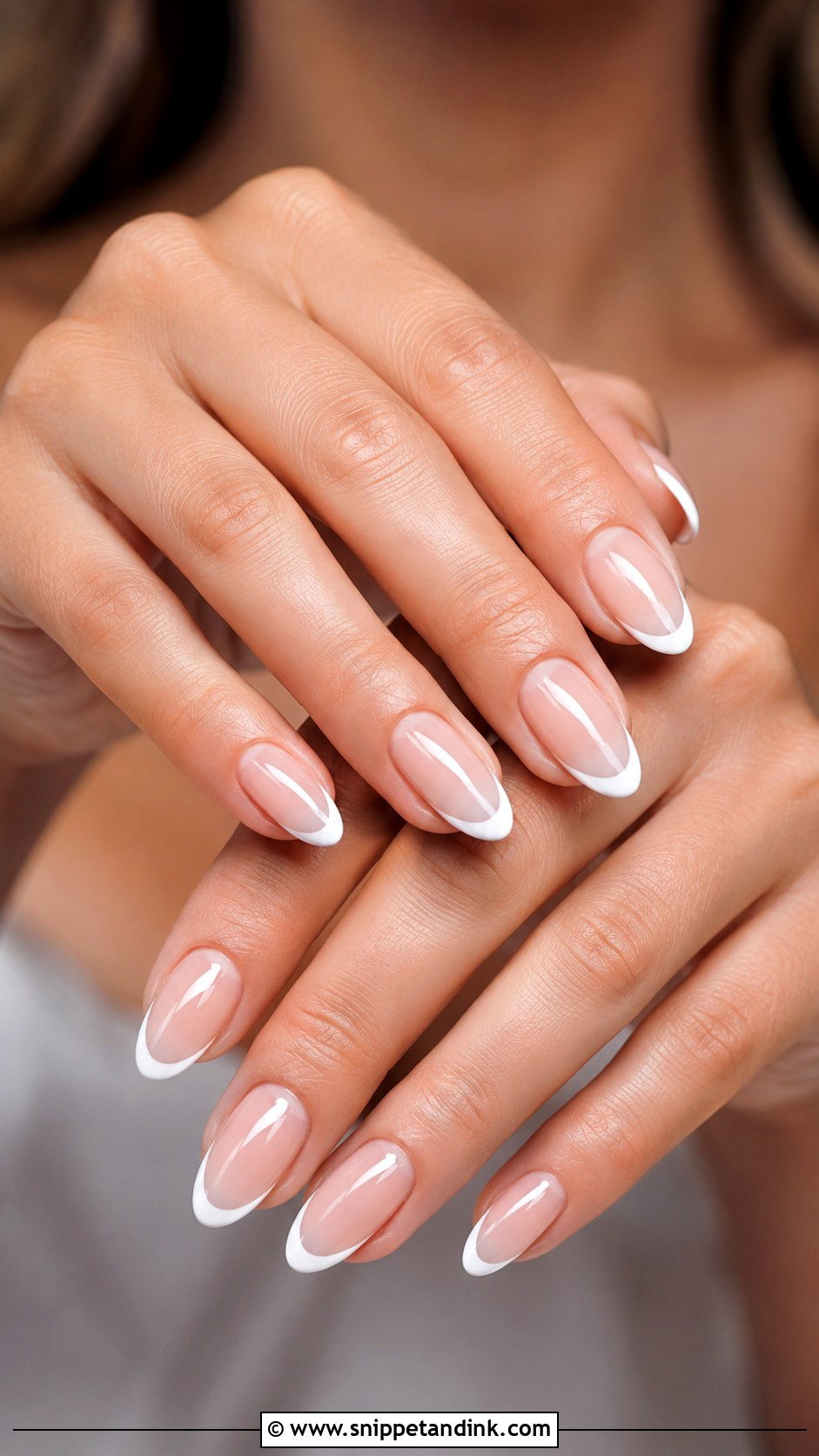 White French Tip Wedding Ring Nails - Snippet and Ink - 20 Wedding Ring Nails