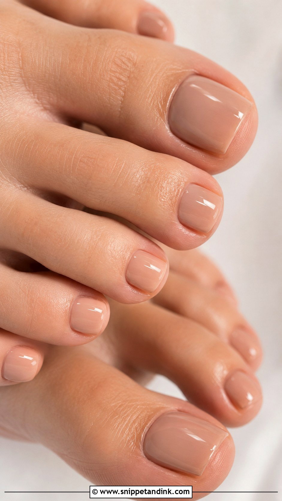 White French Tip Wedding Toe Nails - Snippet and Ink - 30 Wedding Toe Nails