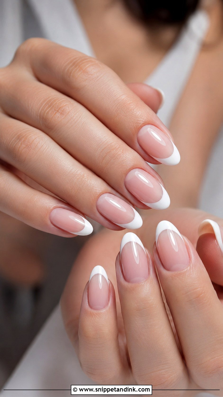 White French Wedding Nails - Snippet and Ink - 20 French Wedding Nails for Bride