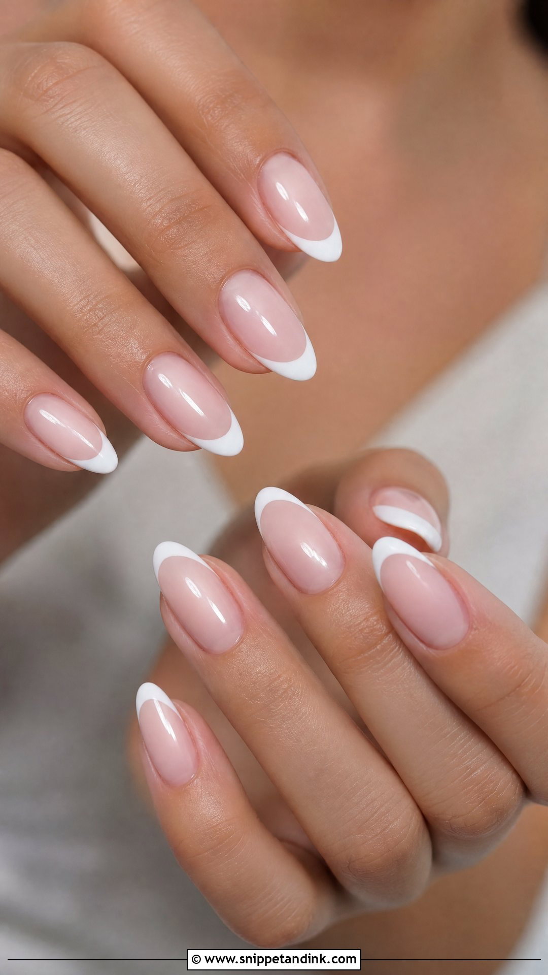 White French Wedding Nails - Snippet and Ink - 25 French Wedding Nails