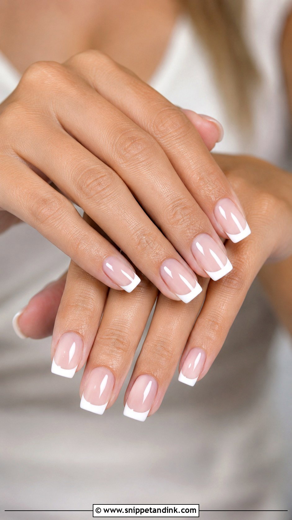White French Wedding Nails - Snippet and Ink - 20 French Nails for Wedding