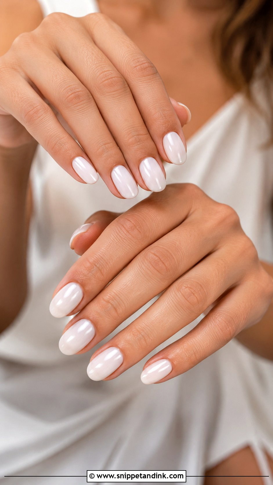 White Gel Wedding Nails - Snippet and Ink - 30 White Wedding Nails