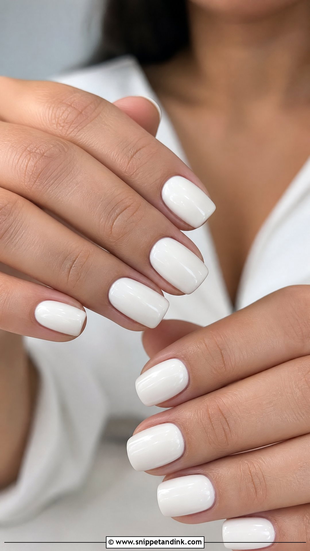 White Gel Wedding Nails - Snippet and Ink - 25 White Wedding Nails for Bride