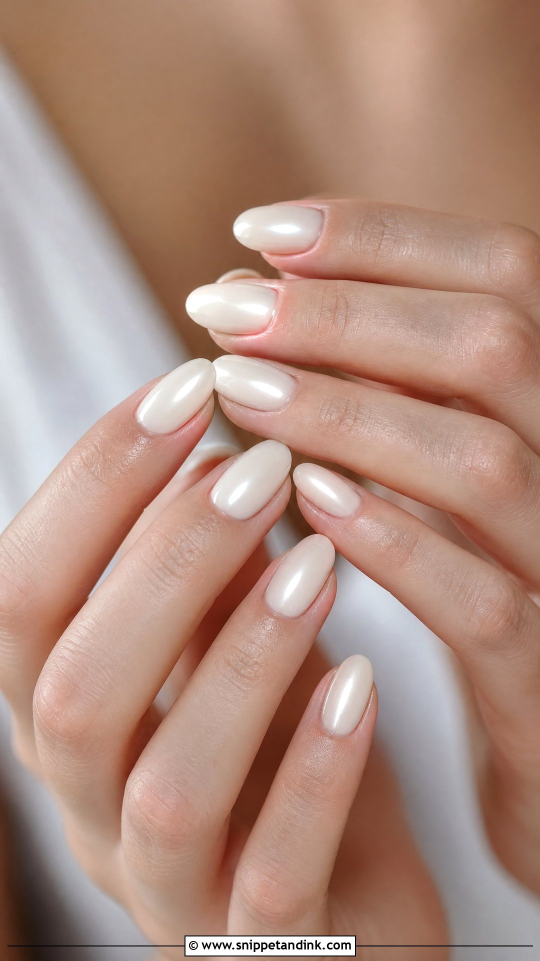 White Ivory Wedding Nails - Snippet and Ink - 25 White Wedding Nails for Bride