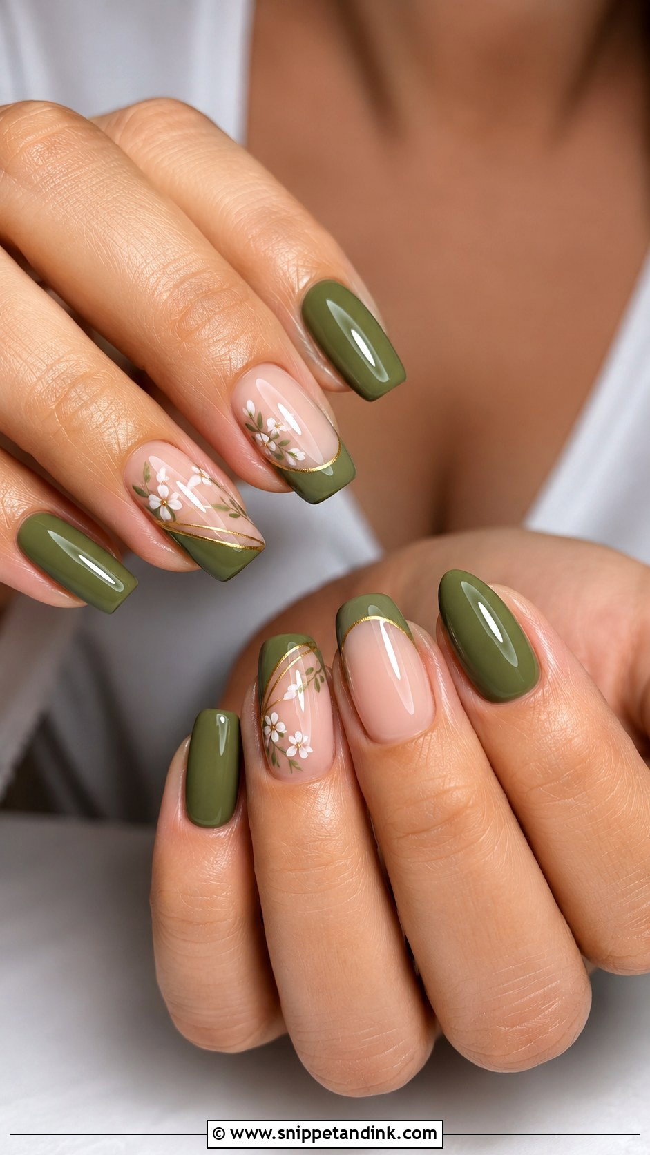 White Lace Wedding Nails - Snippet and Ink - 20 Garden Wedding Nails