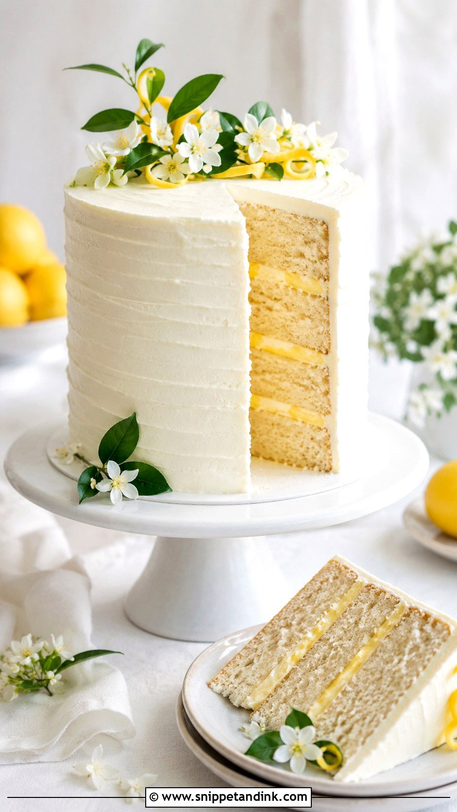 White Lemon Wedding Cake Recipe - Snippet and Ink - 20 Moist White Wedding Cake Recipe