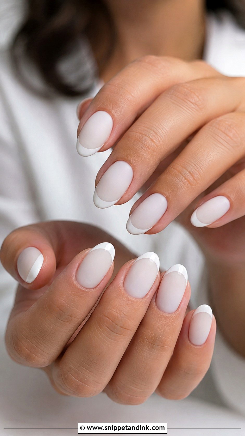White Matte Bridal Nails - Snippet and Ink - 20 White Nails for the Bride Wedding