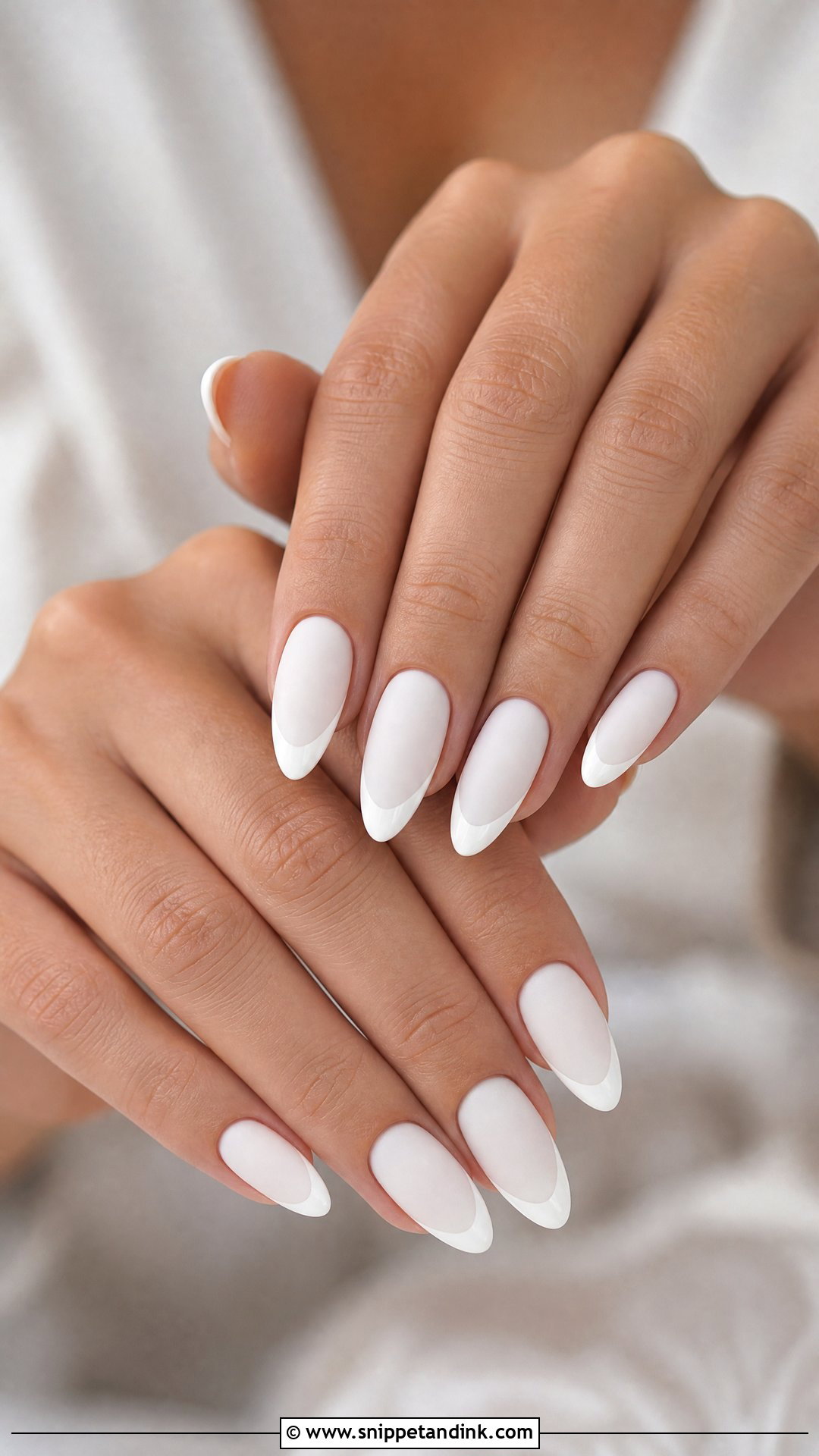 White Matte Wedding Nails - Snippet and Ink - 25 White Wedding Nails for Bride
