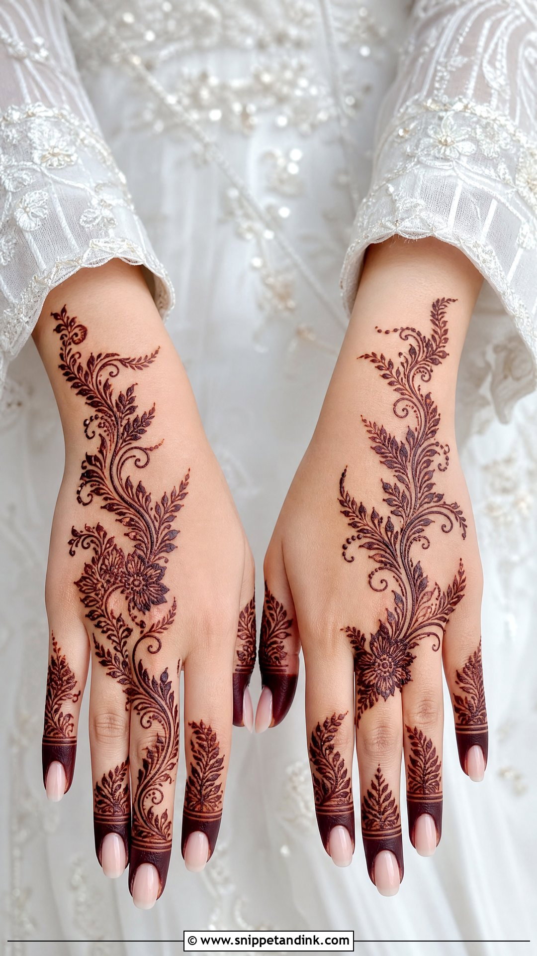 White Mehandi Dress - Snippet and Ink - 30 Mehandi Dress Ideas