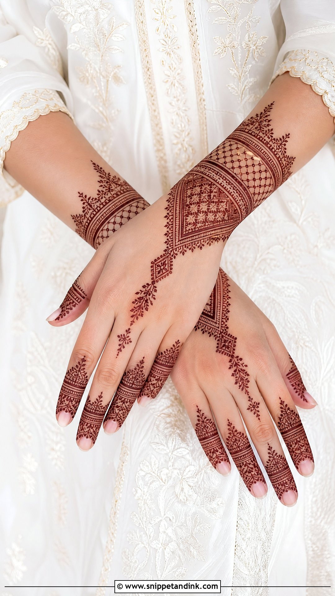 White Mehendi Dress For Bride - Snippet and Ink - 25 Mehendi Dress for Bride Ideas