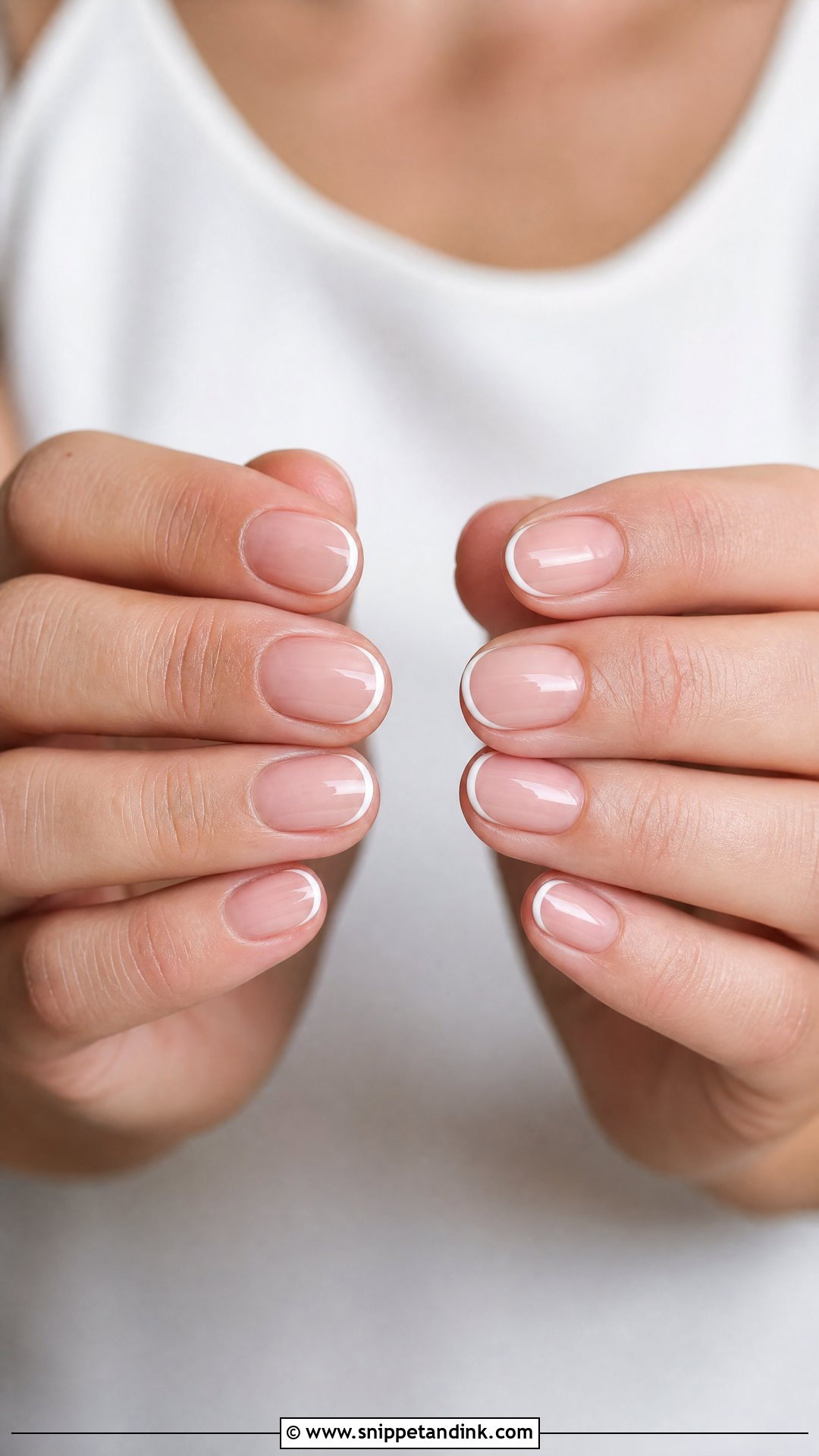 White Micro French Bridal Nails - Snippet and Ink - 25 White Bridal Nails