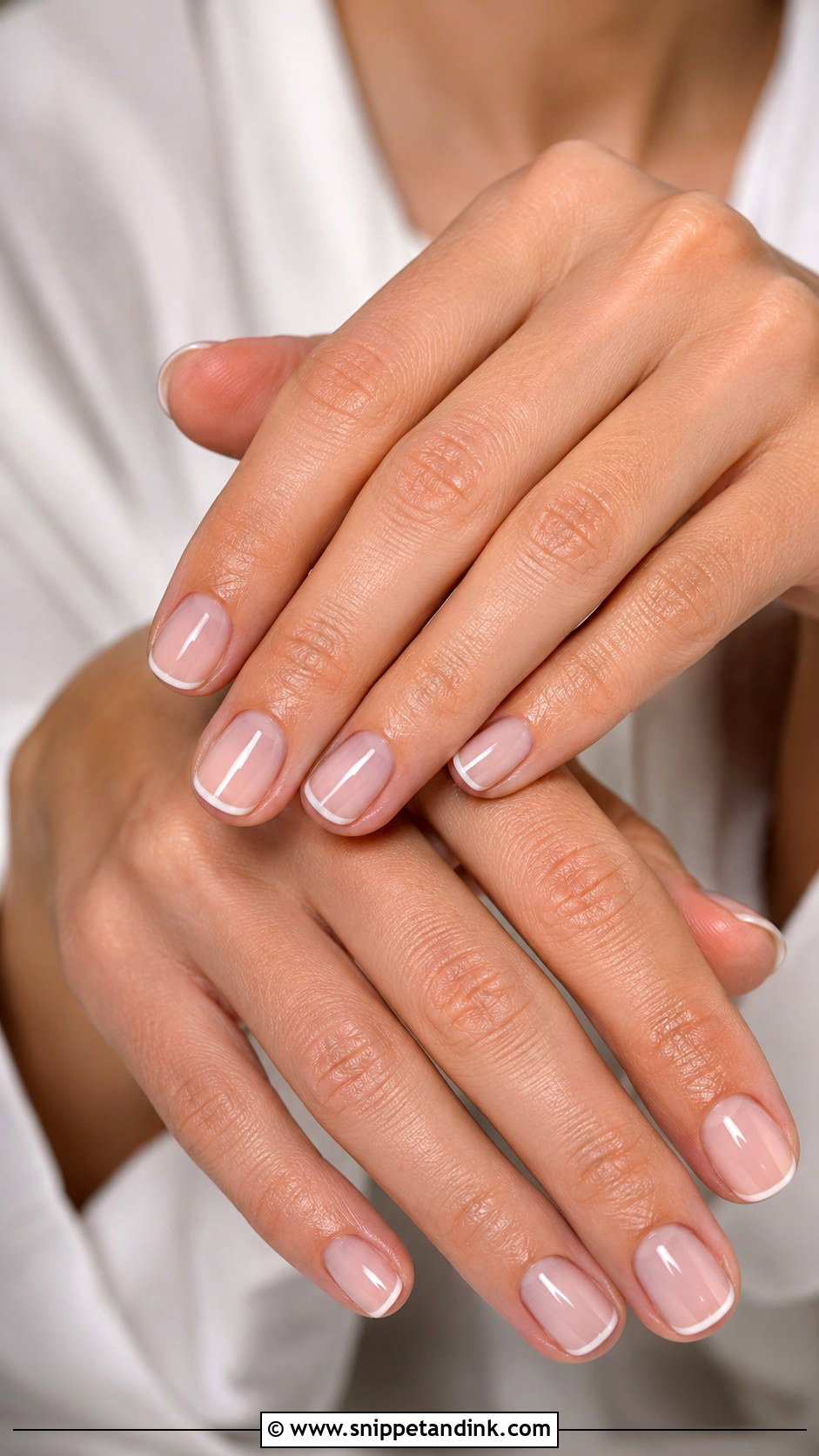 White Micro French Bridesmaid Nails - Snippet and Ink - 20 Nail Art for Wedding Bridesmaid Ideas