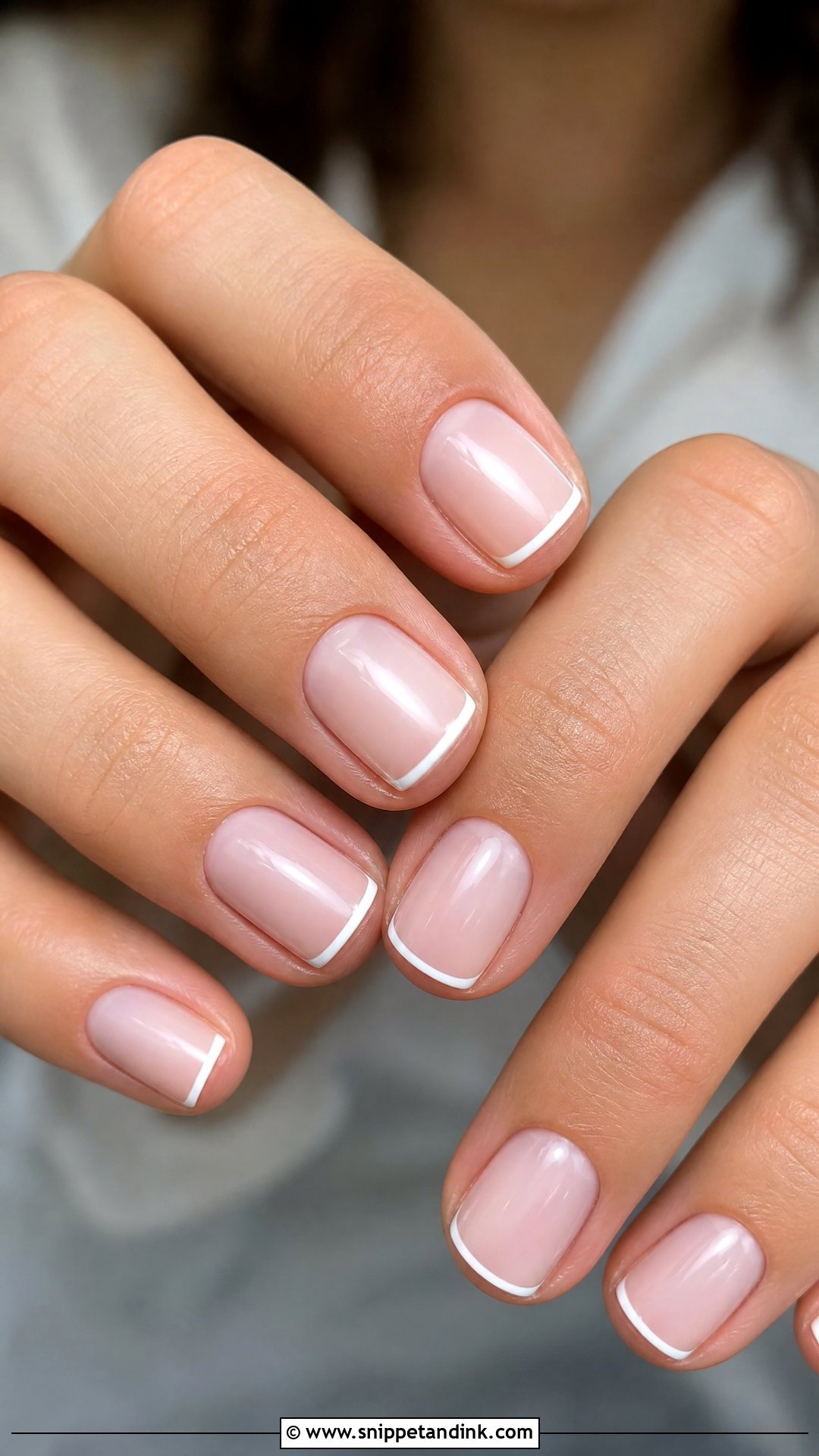 White Micro French Tip Nails - Snippet and Ink - 25 Wedding Guest Nail Inspo Ideas