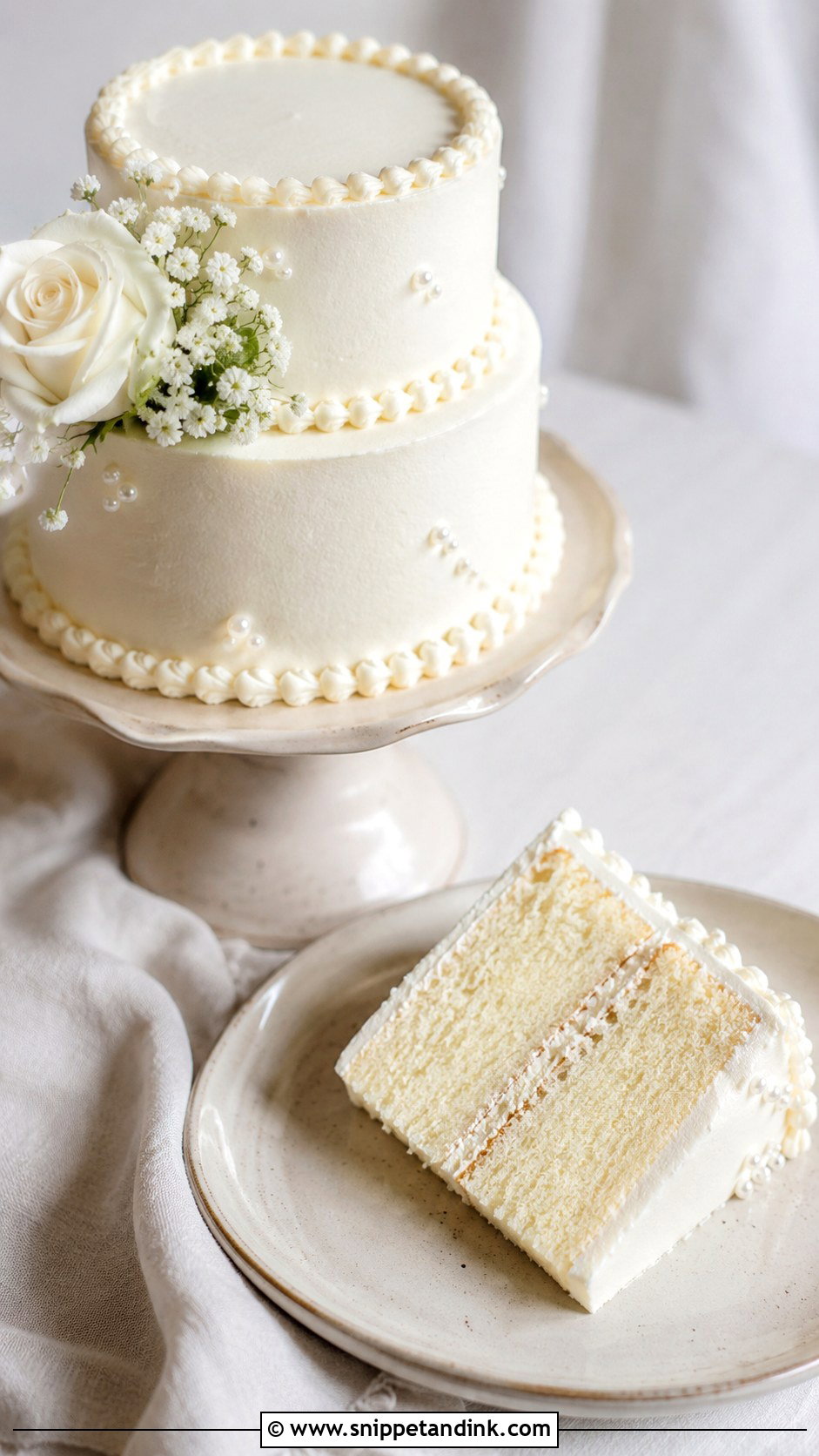 White Mini Wedding Cake Recipe - Snippet and Ink - 20 Moist White Wedding Cake Recipe