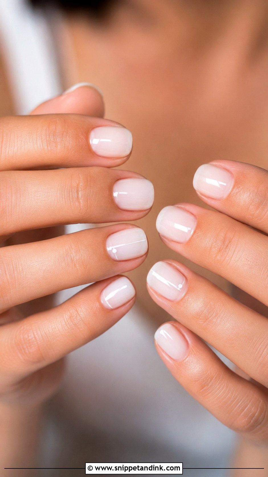 White Minimal Wedding Nails - Snippet and Ink - 20 White Nails for Wedding