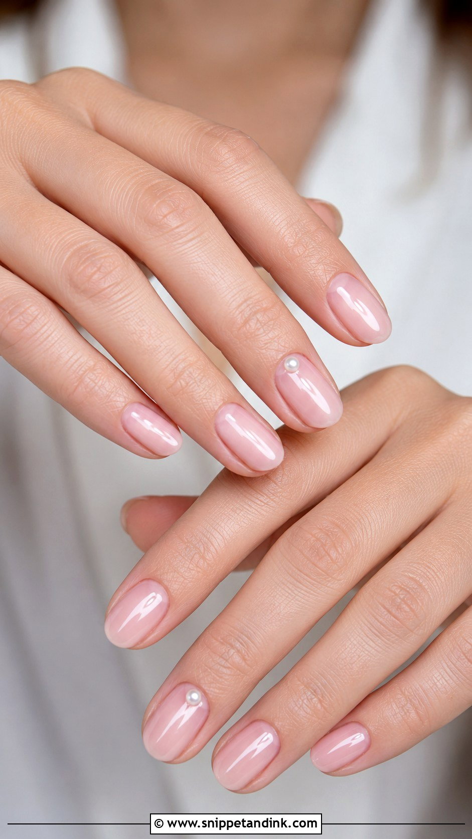 White Ombre Beach Wedding Nails - Snippet and Ink - 20 Beach Wedding Nails for Bride