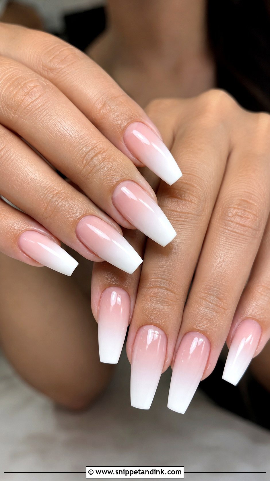 White Ombre Marriage Nails - Snippet and Ink - 30 Marriage Nails