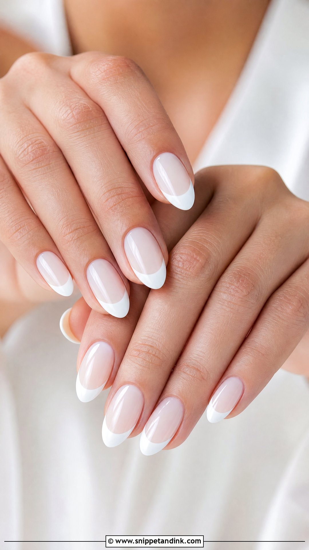 White On White French Bridal Manicure - Snippet and Ink - 25 Bridal French Manicure Ideas