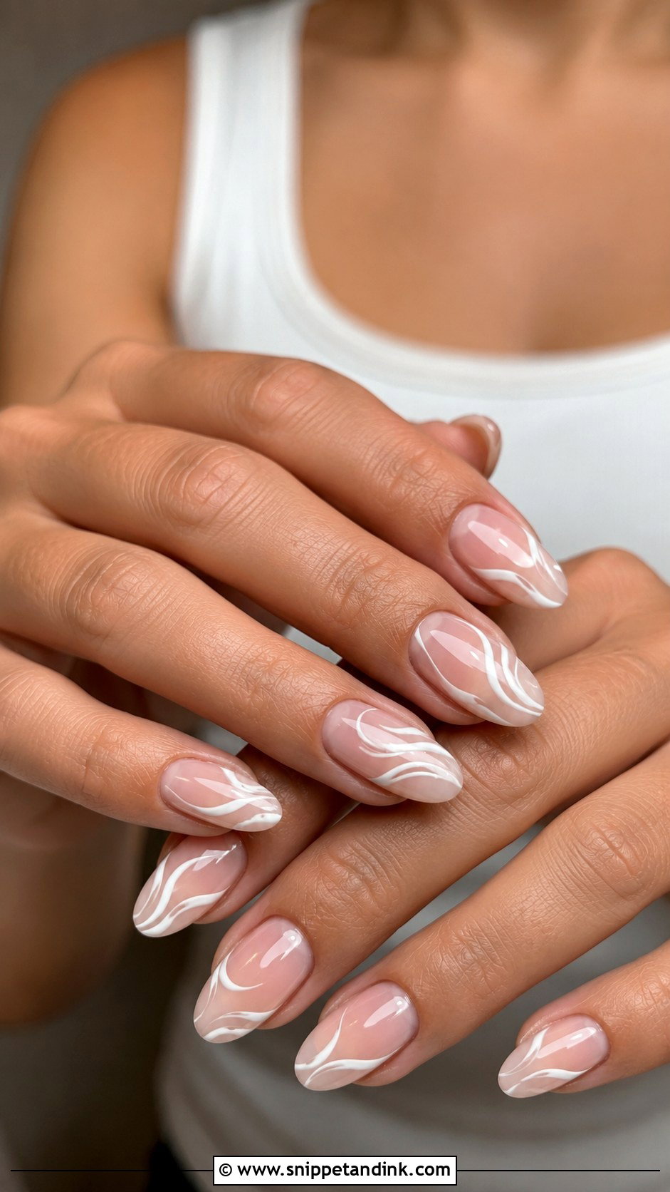 White Swirl Bride Nails - Snippet and Ink - 20 White Bride Nails Wedding