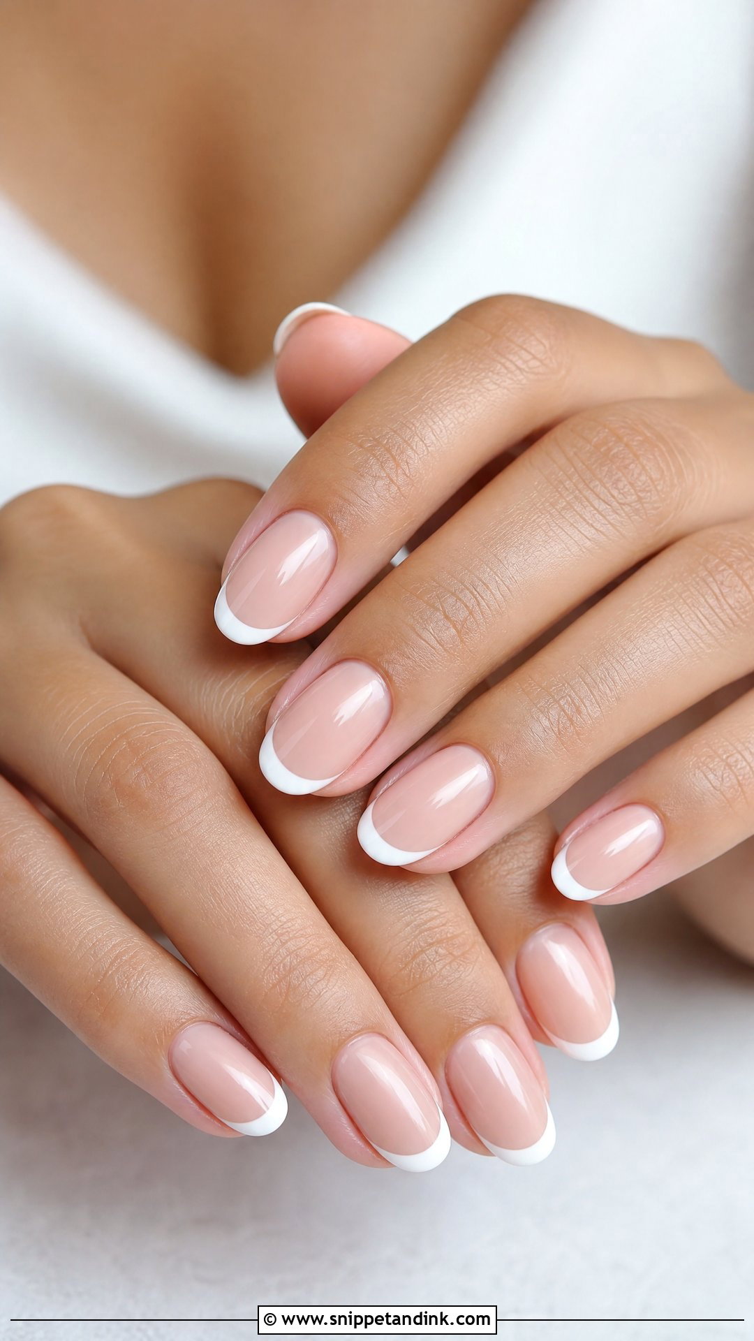 White Tip Wedding Nails - Snippet and Ink - 30 Simple Wedding Nails for Bride