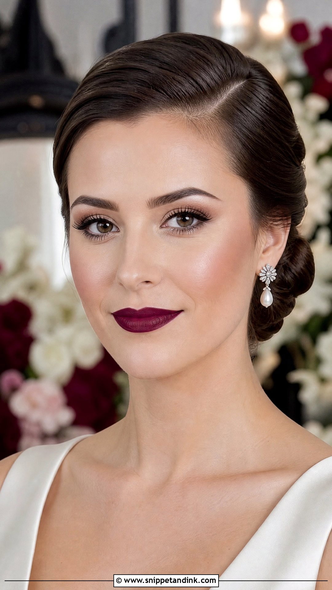 Wine Berry Bridal Lipstick - Snippet and Ink - 20 Bridal Lipstick Colors