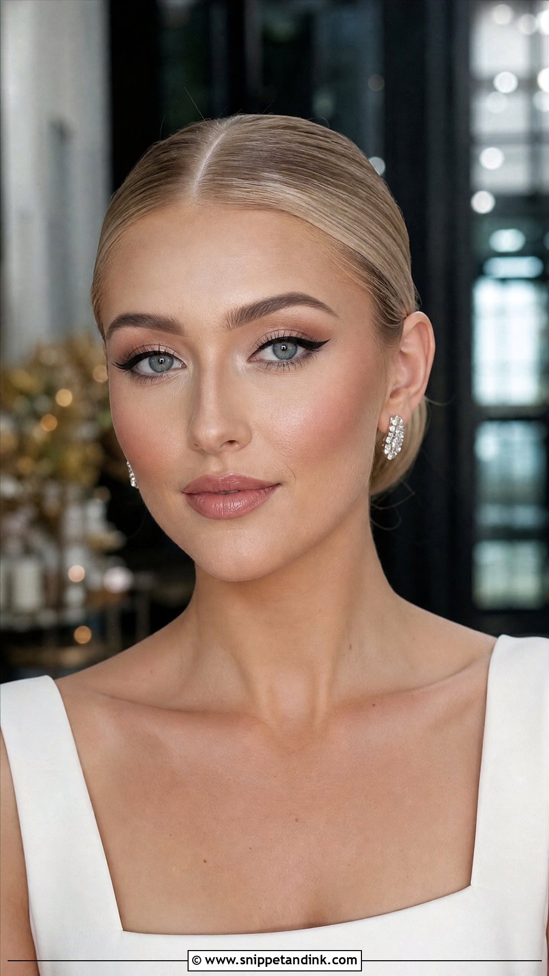 Winged Liner Bridal Makeup - Snippet and Ink - 20 Elegant Bridal Makeup Ideas