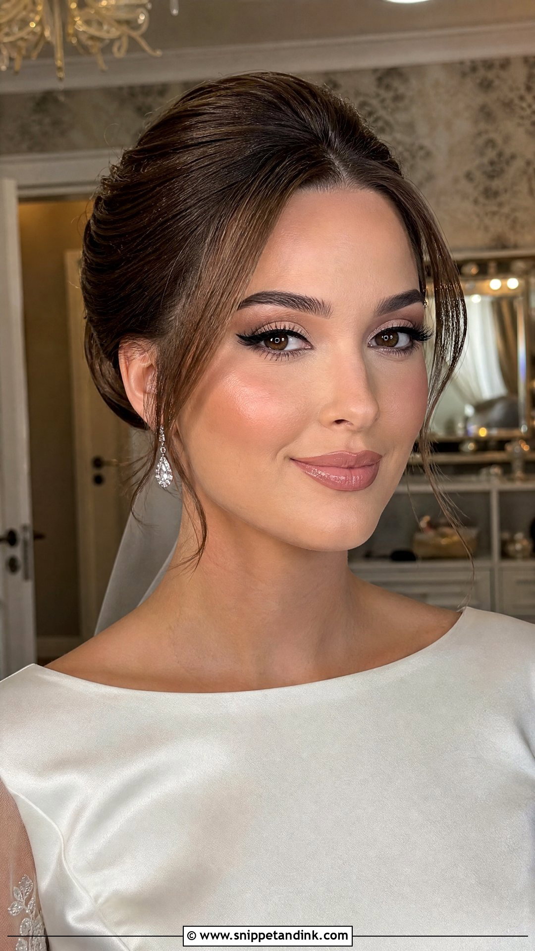 Winged Liner Bridal Makeup - Snippet and Ink - 20 Makeup for Brides Wedding Day Ideas
