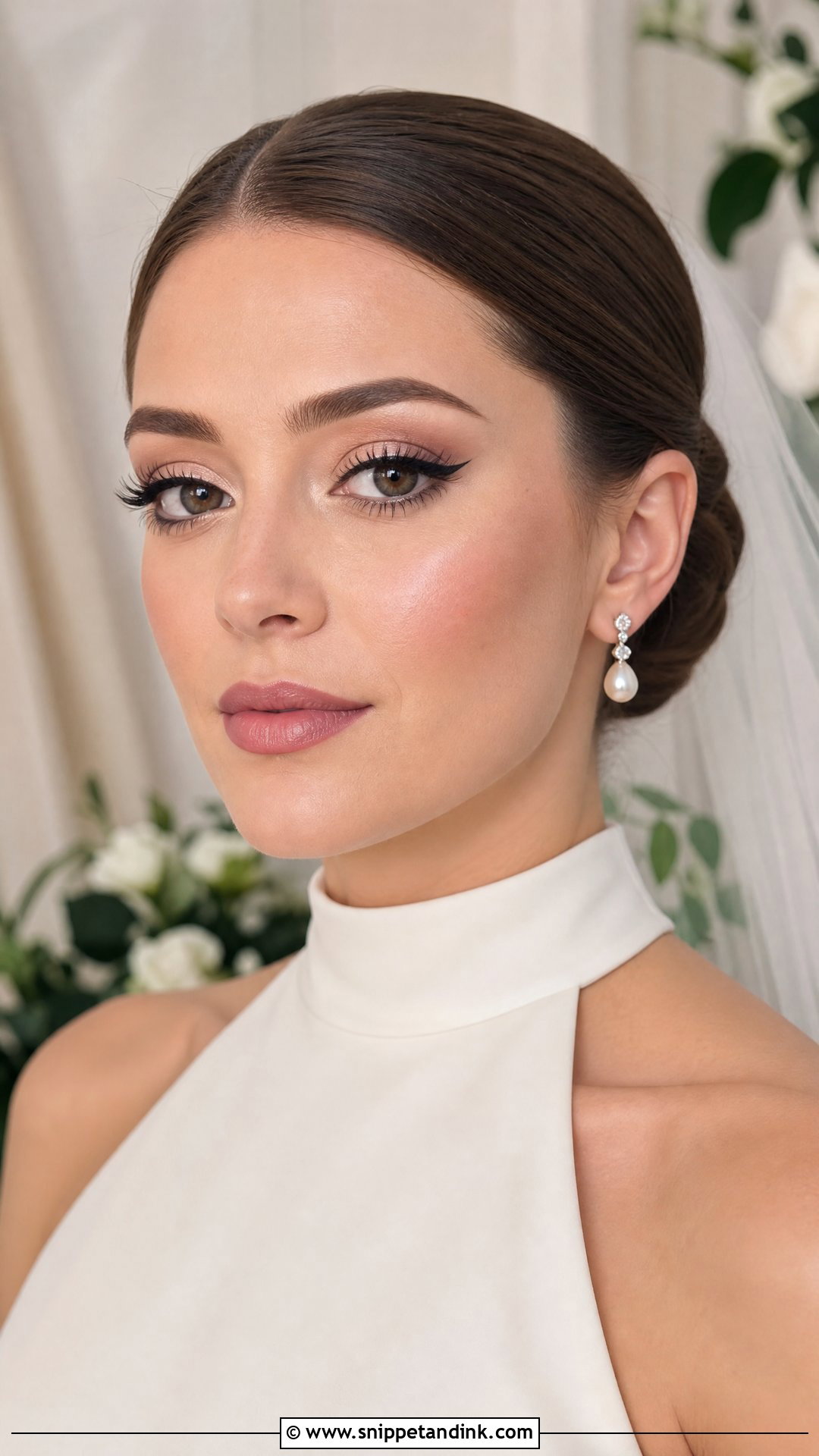 Winged Liner Bridal Makeup - Snippet and Ink - 20 Self Bridal Makeup Ideas