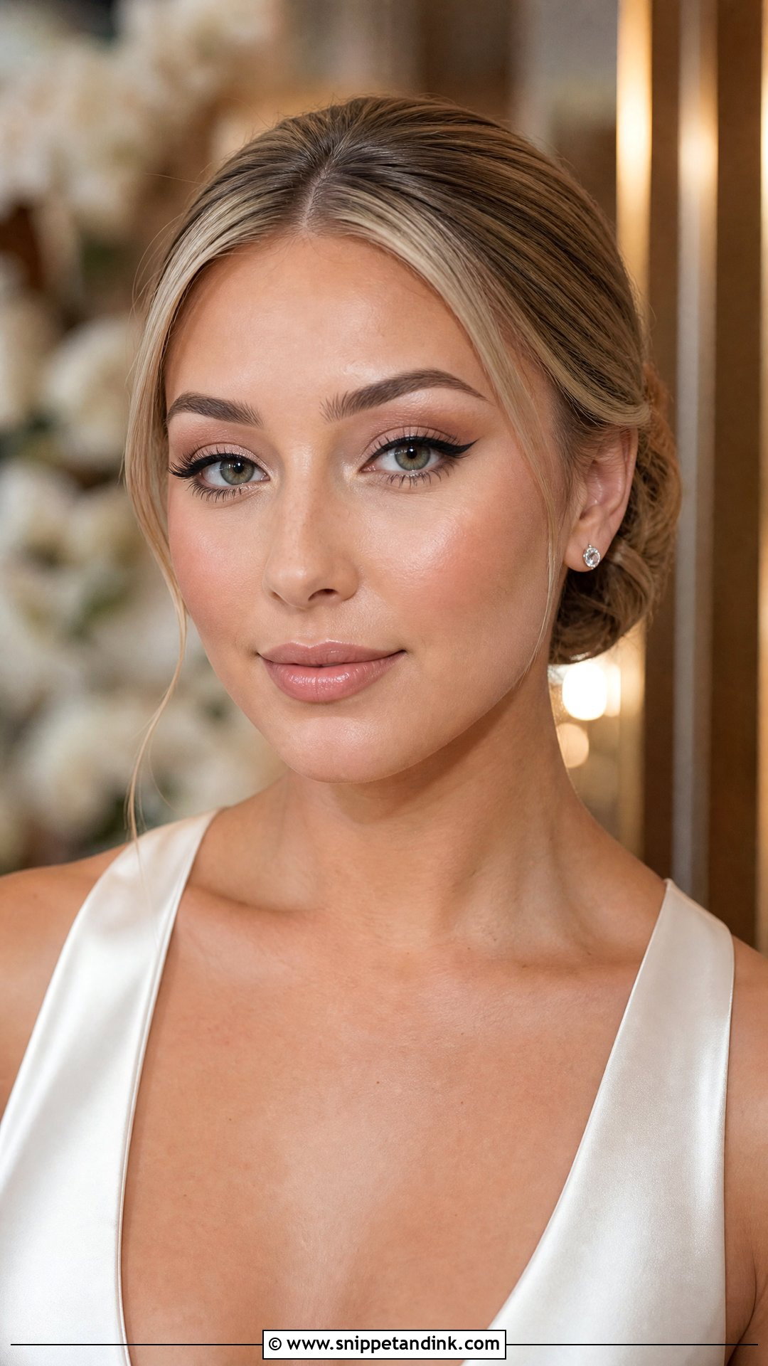 Winged Liner Bridal Makeup - Snippet and Ink - 25 Classic Bridal Makeup Ideas