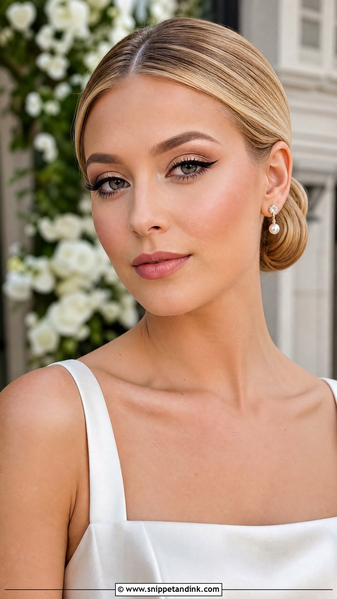 Winged Liner Bridal Makeup - Snippet and Ink - 20 Brides Make Up Wedding Ideas