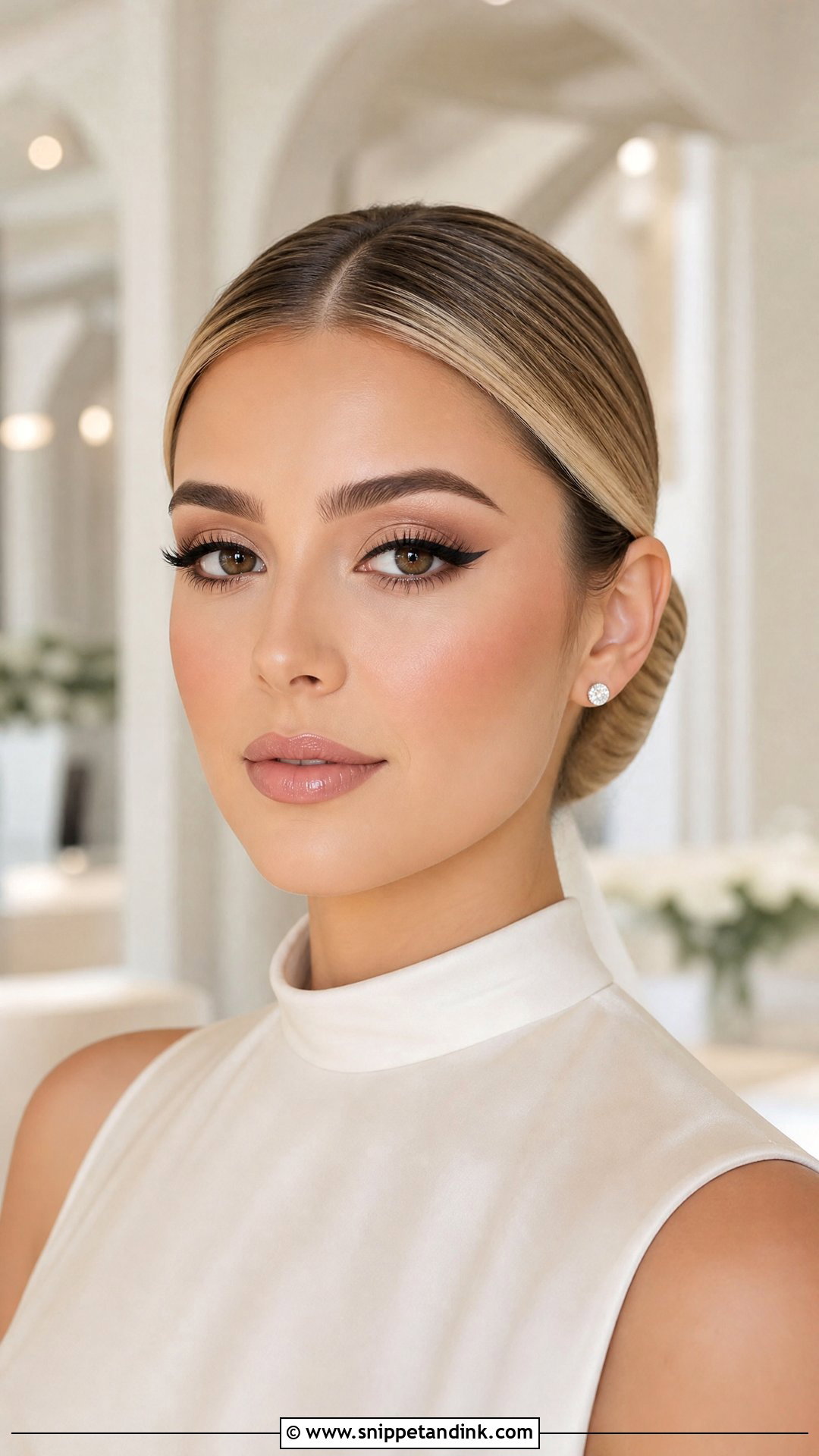 Winged Liner Bridal Makeup Brown Eyes - Snippet and Ink - 20 Bridal Makeup Full Glam Brown Eyes