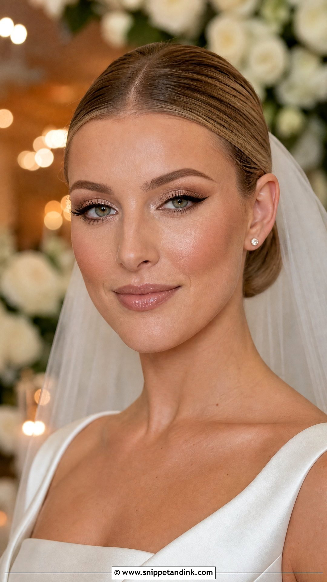 Winged Liner Bridal Makeup For Brown Eyes - Snippet and Ink - 35 Bridal Makeup for Brown Eyes