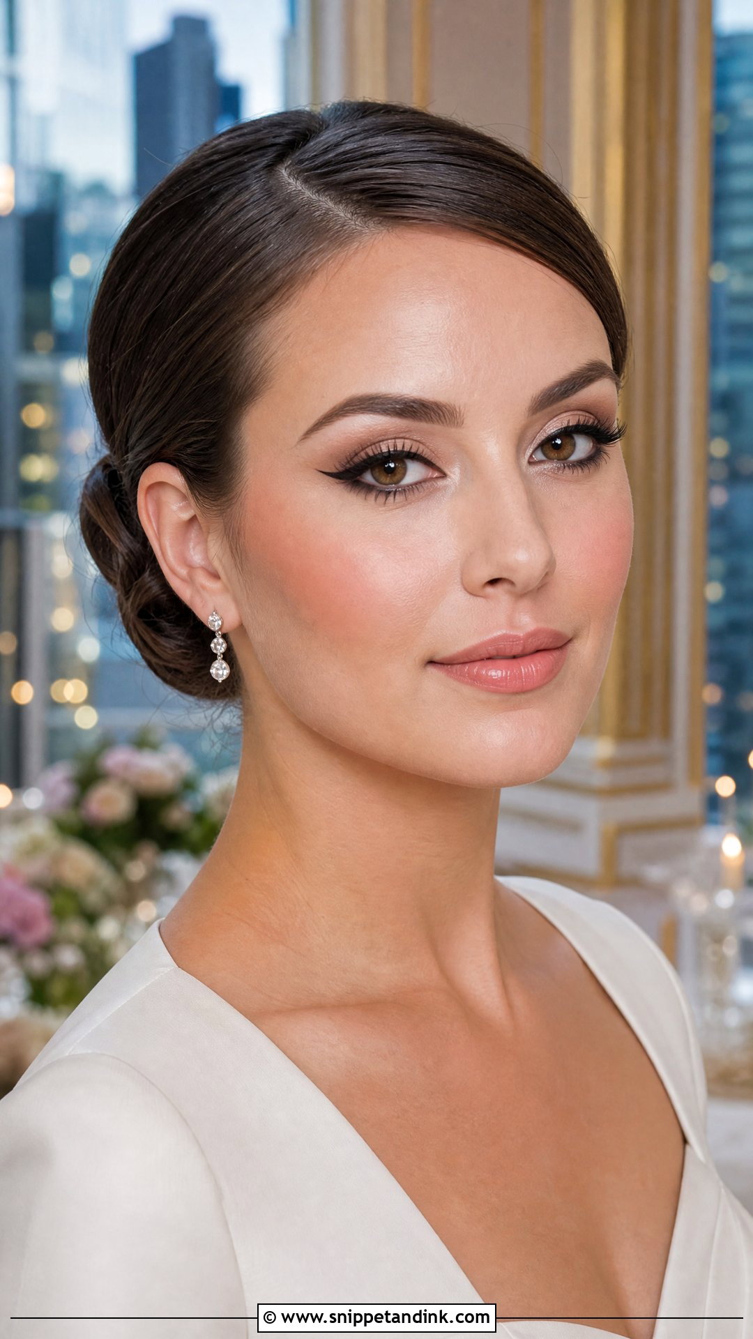 Winged Liner Bridal Makeup For Brown Eyes - Snippet and Ink - 20 Bridal Wedding Makeup for Brown Eyes
